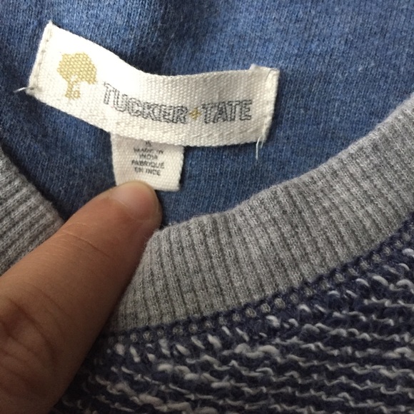 Boys Tucker and Tate Sweater Elbow Patches EUC - Picture 4 of 6